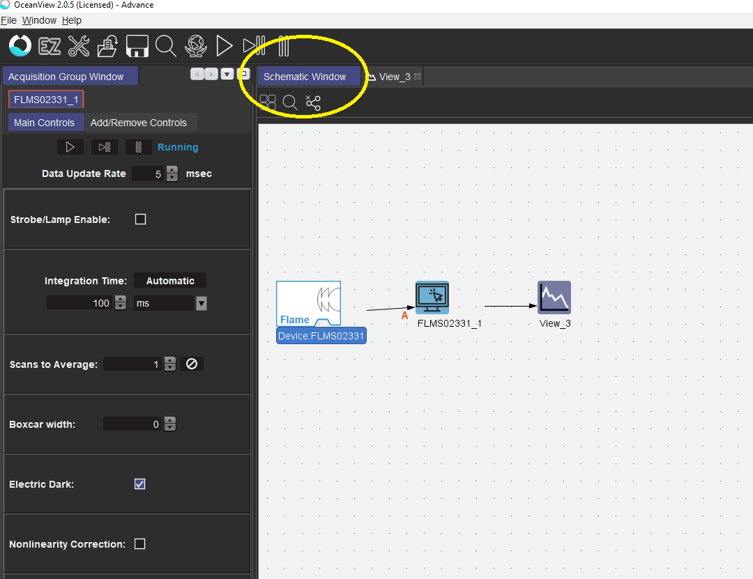 FindYourSpectrometerConfigurationInOceanViewSW_Step1.png