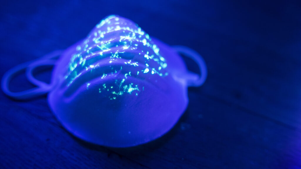 UV Disinfection on mask